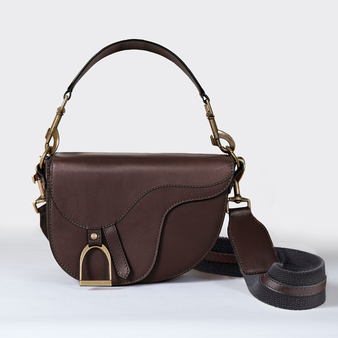 Hotsell Korean_ESQUIRE Brown Saddle Crossbody Bag